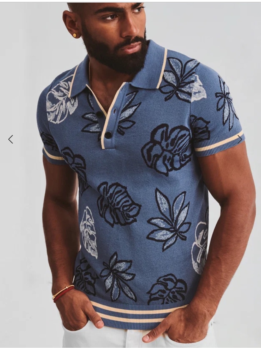 Seroya Calan Polo  Navy Tropical
